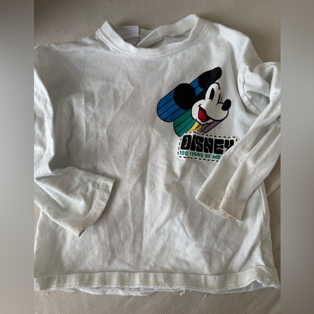 Zara 2-3 Mickey Mouse shirt